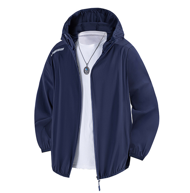 Ανδρικό μπουφάν προστασίας από τον ήλιο με κουκούλα, γρήγορο στέγνωμα, διαπνοή, νάιλον, UPF50, κατάλληλο για πεζοπορία και ψάρεμα