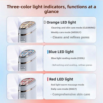 Tianyi RF skaistumierīce – pārnēsājama, ādas atjaunošana, tīrīšana un LED gaismas terapija, iebūvētā baterija 2000–4000mAh
