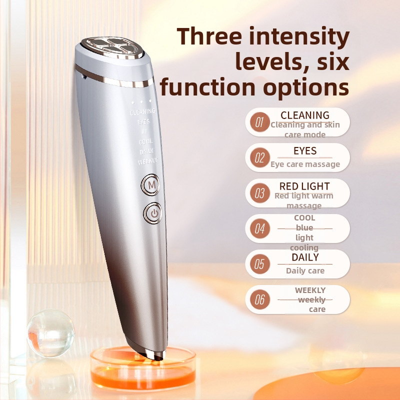 Tianyi RF skaistumierīce – pārnēsājama, ādas atjaunošana, tīrīšana un LED gaismas terapija, iebūvētā baterija 2000–4000mAh