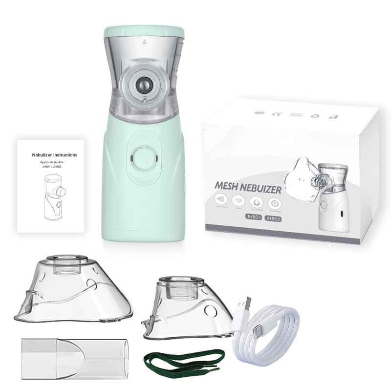 Rankinis drėkintuvas purkštuvėlis — šaltas purškimas, įmontuotas akumuliatorius, 2 greičiai, purškimo laikas >180 s, akumuliatoriaus veikimo laikas 1–3 h