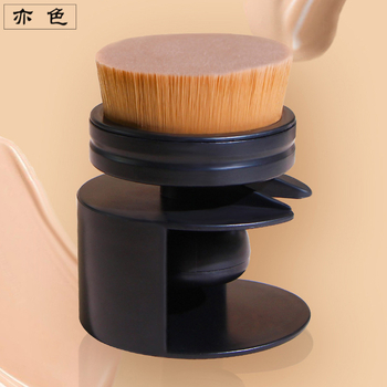 Βούρτσα βάσης μακιγιάζ — συνθετικές ίνες, πλαστική λαβή, φορητός σχεδιασμός, μονή συσκευασία