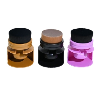 Βούρτσα βάσης μακιγιάζ — συνθετικές ίνες, πλαστική λαβή, φορητός σχεδιασμός, μονή συσκευασία