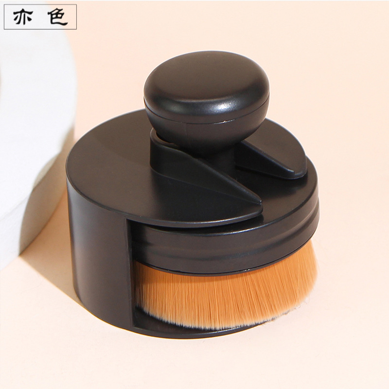 Βούρτσα βάσης μακιγιάζ — συνθετικές ίνες, πλαστική λαβή, φορητός σχεδιασμός, μονή συσκευασία