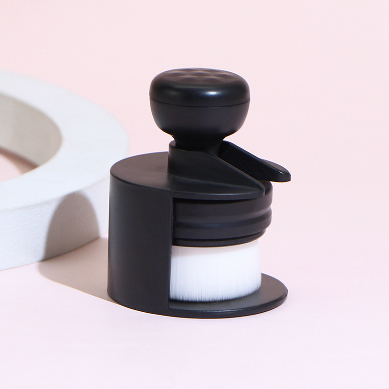 Βούρτσα βάσης μακιγιάζ — συνθετικές ίνες, πλαστική λαβή, φορητός σχεδιασμός, μονή συσκευασία