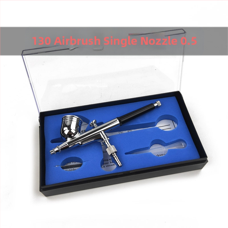 Аерограф за маникюр, меден корпус, професионален спрей-пистолет, максимално налягане 0,8, разстояние на пръскане 50–100, ширина на струята 30, работен диапазон 0,2–0,8