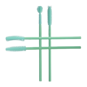 Σετ από βούρτσες μακιγιάζ σιλικόνης μιας χρήσης – βούρτσα βλεφαρίδων και χτένα φρυδιών, 50 τεμάχια ανά συσκευασία