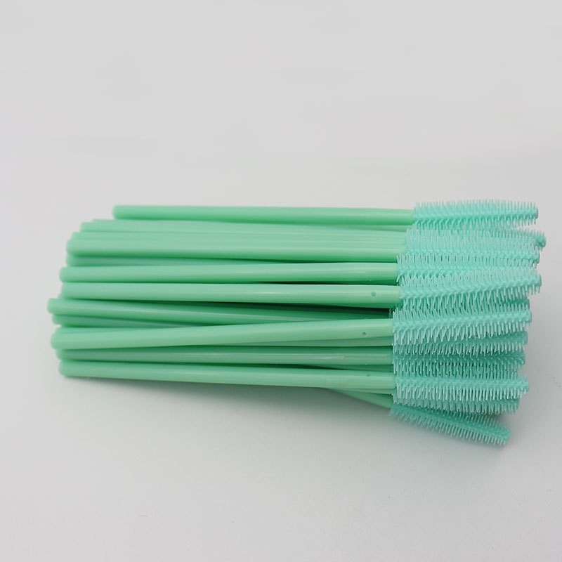 Σετ από βούρτσες μακιγιάζ σιλικόνης μιας χρήσης – βούρτσα βλεφαρίδων και χτένα φρυδιών, 50 τεμάχια ανά συσκευασία