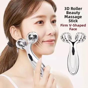 V-lice masažer s 3D valjkom i žičanim ručnim upravljanjem