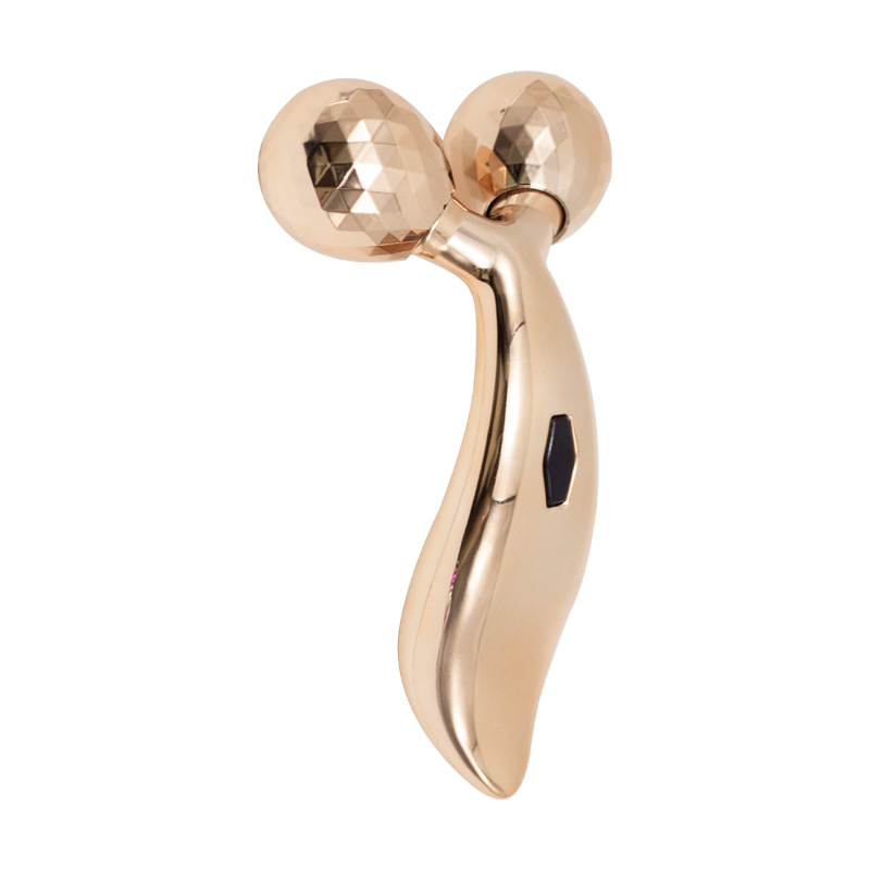 V-lice masažer s 3D valjkom i žičanim ručnim upravljanjem