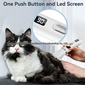 Ηλεκτρικός κοπτήρας για κατοικίδια με οθόνη LCD, τετρα-σε-ένα εργαλείο περιποίησης, πλαστικό περίβλημα, για σκύλους