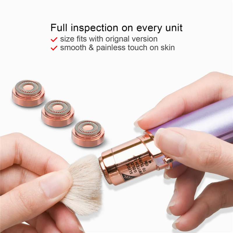 Ανταλλακτική κεφαλή για γυναικεία ηλεκτρική ξυριστική μηχανή, δεύτερης γενιάς, λεπίδα από εισαγόμενο ατσάλι