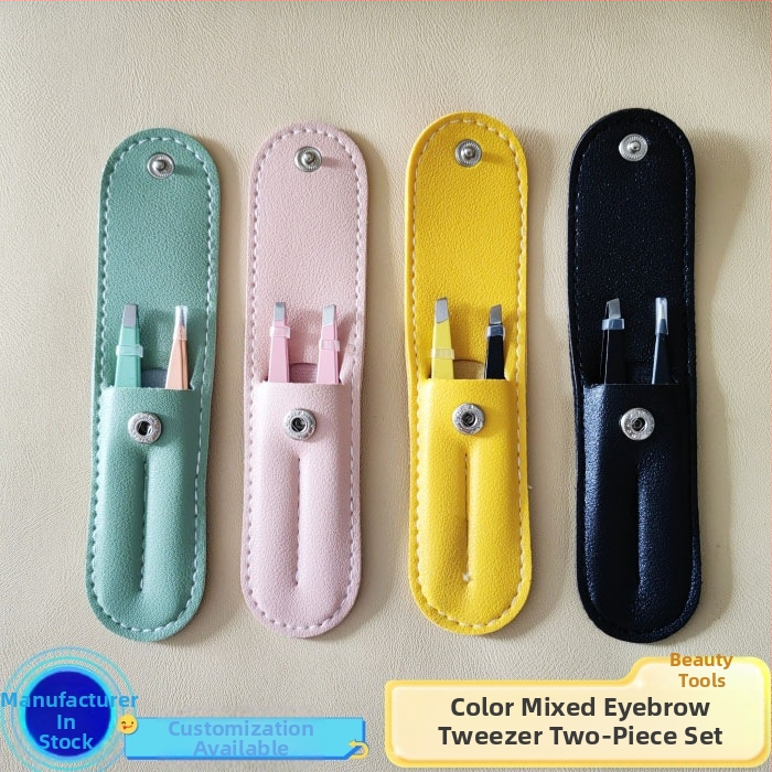 Antakių klipsas, dviejų dalių rinkinys, nerūdijantis plienas, su pasuktais galiukais