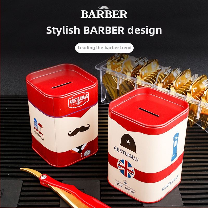 Ayes Кутия за съхранение на остриета за барбершоп и фризьорски инструменти, съд за рециклиране на остриета