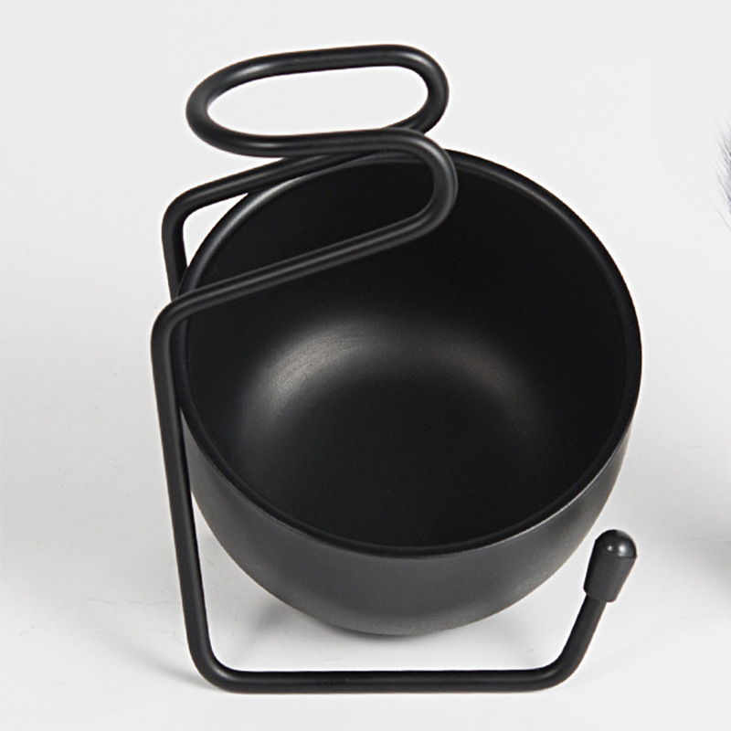 Vyrų skustuvų šepetėlių rinkinys su minkštais šereliais, muilo indelis, putų indelis ir laikiklis — Haorui neelektrinė veido valymo šepetėlis visų tipų odai (2024)