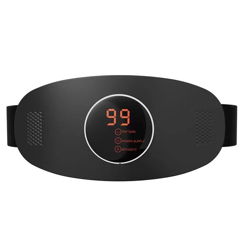 Bežični pojas za donji dio leđa s grijanjem i vibracijom, USB napajanje, ručno upravljanje, 3. brzina, do 4 masažne glave