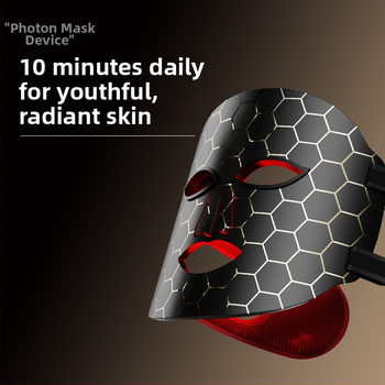 LED sejas maska fototerapijai un ādas jaunināšanai, pārnēsājams mājas lietošanai ierīce, bez iebūvētā akumulatora, IPX0