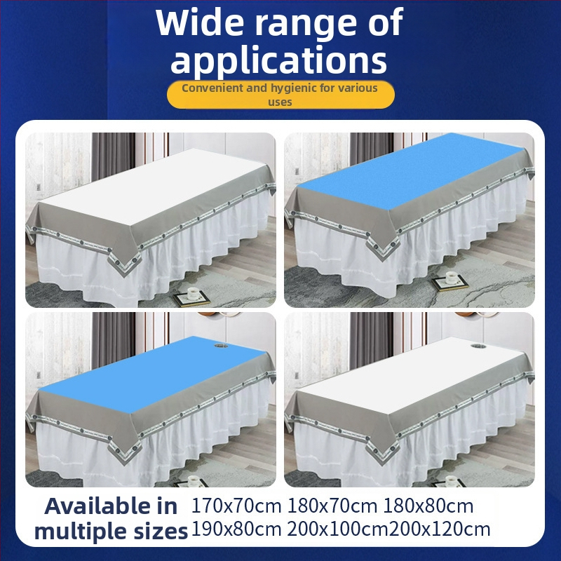 Еднократни чаршафи за салони за красота, нетъкан текстил, водоустойчиви и маслоустойчиви, удебелени, меки и дишащи