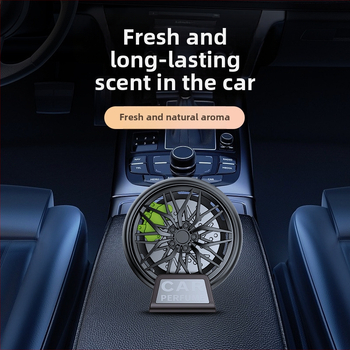 Автомобилен ароматерапевтичен твърд ароматизатор с клип за въздушен изход, декоративен и ароматен (аромат на портокалово цвете • под 5 ml • срок на годност 3 години • флорален аромат)
