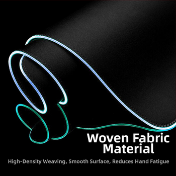 eSports LED šviesus didelės dydžio pelės kilimėlis, natūralus guma + audinys, vienpusis, šilumos perdavimas, pelės kilimėlis su skaičiuotuvu, pritaikomas