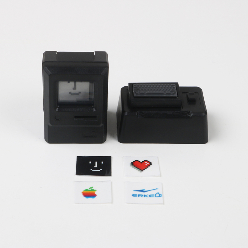 Прозрачни капачета за механична клавиатура в стил Макинтош, ретро дизайн, за клавиатури от 80-те години