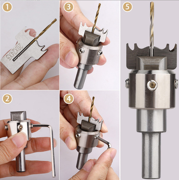 Фреза за дърво за обръщане на мъниста с арковидна повърхност и глава на нож за будистки мъни