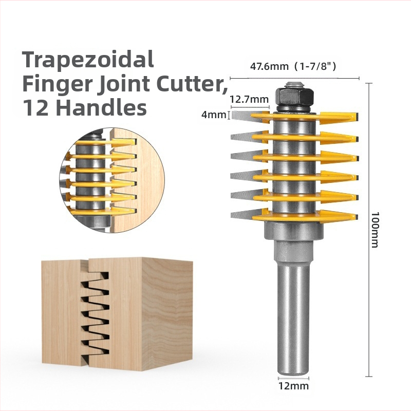 Πλευρική φρέζα για ένωση δαχτυλιδιών, τραπεζοειδούς Τ τύπου, από σκληρό κράμα, επικαλυμμένη