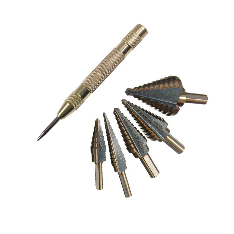 Lépcsős fúró készlet fémhez