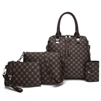 PU чанта за майка и дете през рамо със цип, вертикална квадратна форма и вътрешни джобове (цип джоб, джоб за мобилен телефон и джоб за лична карта)