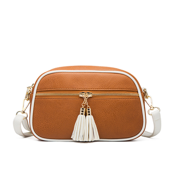 Metigny PU bucket crossbody táska, cipzárral, anya-lánya stílus