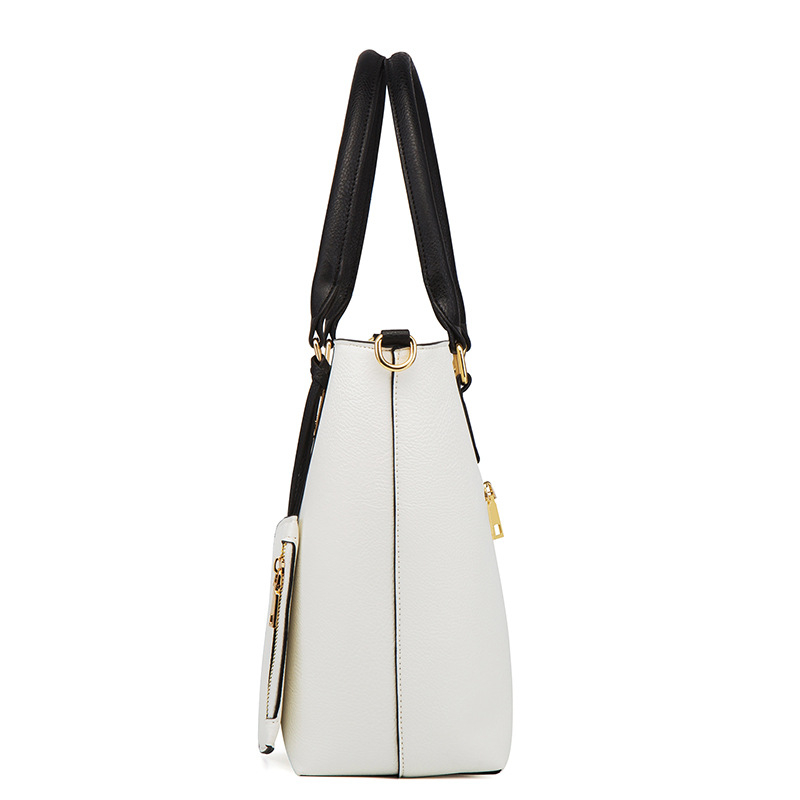 Metigny PU bucket crossbody táska, cipzárral, anya-lánya stílus