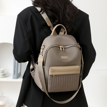 Σακίδιο για φοιτητές - ύφασμα Oxford, Άνοιξη 2025, Κλείσιμο με φερμουάρ, Εσωτερικές τσέπες με φερμουάρ και για κινητό, Αδιάβροχο και ανθεκτικό στη φθορά