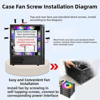 Ανεμιστήρας ψύξης κιβωτίου υπολογιστή, υδραυλικό ρουλεμάν, 1200 στροφών ανά λεπτό, 25 dB, αερόψυξη