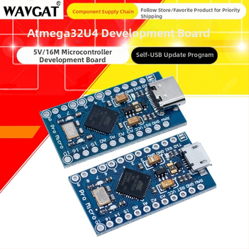 WAVGAT ATmega32U4 развоен борд (Партида 2023+, Модел: Default Item)