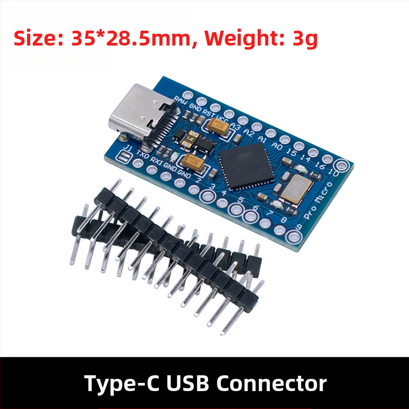 WAVGAT ATmega32U4 развоен борд (Партида 2023+, Модел: Default Item)