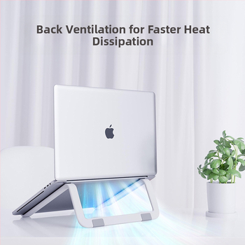 Стойка за лаптоп за маса, нейлон и стъкловлакна, охлаждане