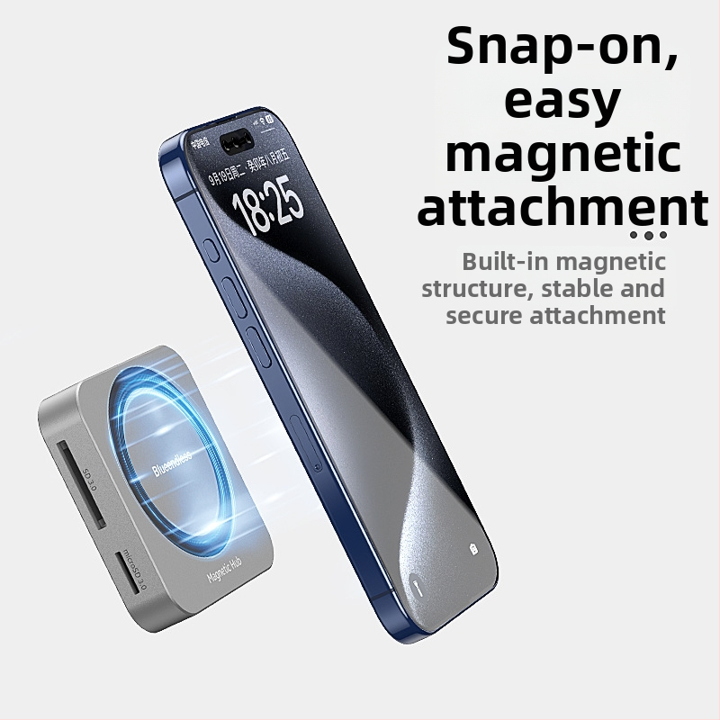 M.2 NVMe SSD корпус и докинг станция с HDMI, USB-C 3.2, алуминиева сплав, поддържа до 2 TB