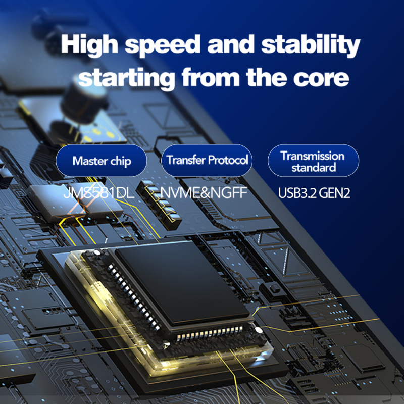 Κάλυμμα NVMe SSD USB 3.1, αλουμινένιο κράμα, έως 8TB, μοντέλα MC401/MC403/MC501, Σενζεν