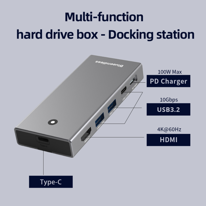 Κάλυμμα NVMe SSD USB 3.1, αλουμινένιο κράμα, έως 8TB, μοντέλα MC401/MC403/MC501, Σενζεν