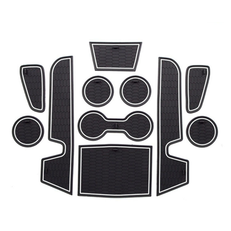 PVC vidaus kilimėlis Corolla 2019–2024, neslidus laikymo dėklas ir puodelio laikiklis