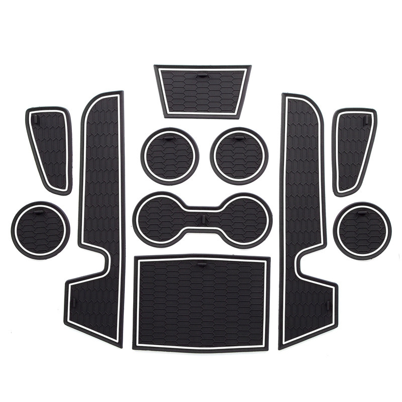 PVC vidaus kilimėlis Corolla 2019–2024, neslidus laikymo dėklas ir puodelio laikiklis