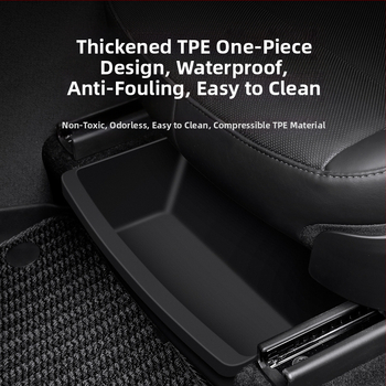 Подседалкова кутия за Tesla Model Y — водоустойчива пластмасова организация за долната част на седалката