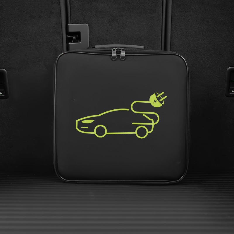 EV заряден пистолет чанта за съхранение, водоустойчива, с лого по поръчка, Oxford плат, за багажника, с дръжка