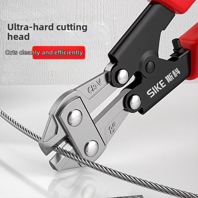 Мини индустриални клещи за тел – висока твърдост, улеснено рязане, за рязане на телена мрежа и вериги