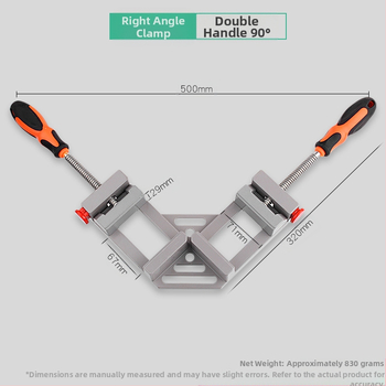 90° nurga all oleva klamber – puidutööde jaoks mitmeotstarbeline kiire klamber, akvaariumi hoidja