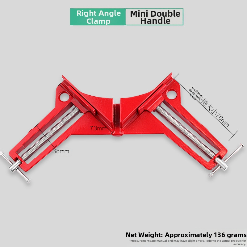90° nurga all oleva klamber – puidutööde jaoks mitmeotstarbeline kiire klamber, akvaariumi hoidja