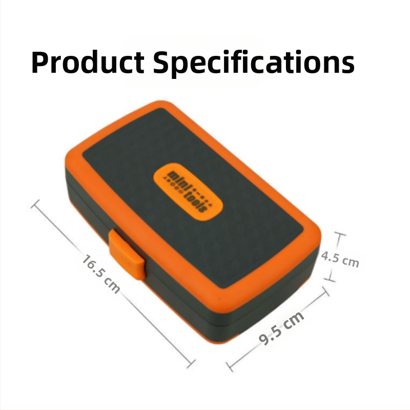 38-в-1 мултифункционален комплект отвертки за домакинство с механизъм с тресчотка, Cr-V стомана, магнитен, без изолация