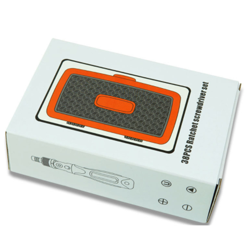 38-σε-1 σετ κατσαβιδιών οικιακής χρήσης με μηχανισμό ρακέτας, λεπίδα Cr-V, μαγνητικό, χωρίς μόνωση