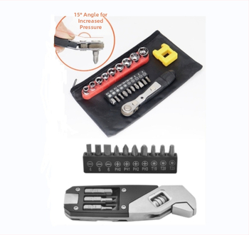 Неръждаема стомана регулируем гаечен ключ; многофункционален трещотков ключ със Sleeve завъртане