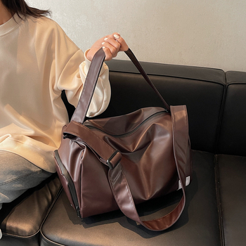 PU δερμάτινη τσάντα ταξιδιού, μεγάλος χωρητικότητας 20–35L, επένδυση PU, unisex, κατάλληλη για ψυχαγωγικά ταξίδια