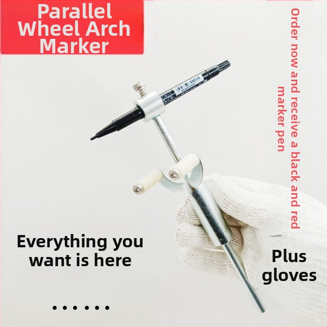 Инструмент за автомобилна ламарина за паралелно начертаване на калник и възстановяване на вдлъбвания с данни за реброви линии (Марка: Other; Материал: Other; Приложение: Other)